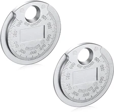 Spark Plug Gap Tool 2PCS Gapper Gauge Wire Measure 0020 to 0100 Inch Universal