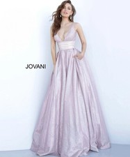 Jovani Rose Sparkly Ballgown Size 12