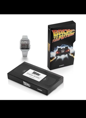 CASIO x Back To The Future - Limited Edition Watch - CA-500WEBF-1A PRESALE RARE - Picture 1 of 6
