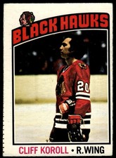 1976-77 O-Pee-Chee Cliff Koroll Chicago Blackhawks #242