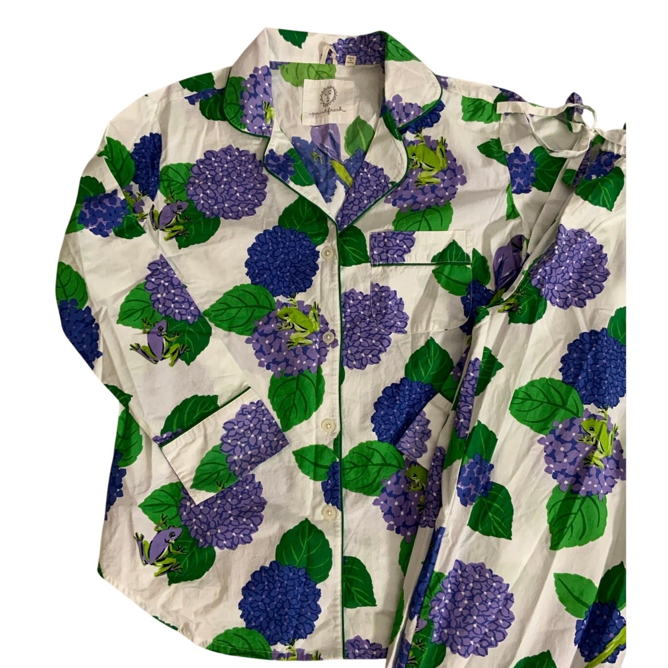 Printfresh Hydrangea Hideaway 2pc Organic Cotton … - image 6