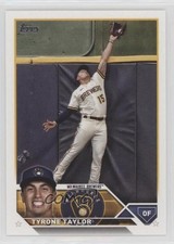 2023 Topps Series 1 Advanced Stat Back 200/300 Tyrone Taylor #61 0q0m