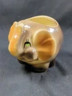 VINTAGE SHAWNEE POTTERY Roly Poly  ELEPHANT PLANTER Flower Pot U.S.A. 1940's 759
