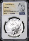 2023 Centennial Peace Silver Dollar - NGC Certified MS70 !!