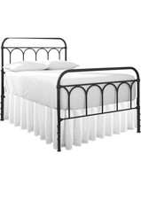 Ruffled Bed Skirt with Split Corners-Dust Ruffle - 16 Drop 100 Microfiber