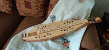 Maze Mountain Dulcimer Teardrop Cherry/Spruce Leaves Vines Made Fl USA