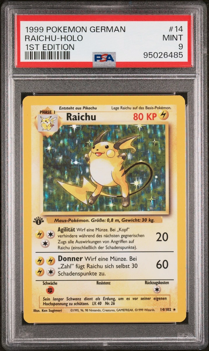 ヤドン　ドイツ語初版　PSA10 1st Edition Individual Trading Card Games Pokémon TCG German 1st Edition for