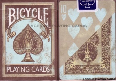 1 deck Bicycle FADED vintage themed playing cards Cincinnati Ohio