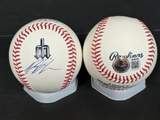 Ryan Sloan Mariners Signed City Connect Major League Baseball Trident Beckett