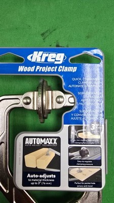 Kreg Automaxx KHC3 3'' Wood Project Clamp NEW (B3)