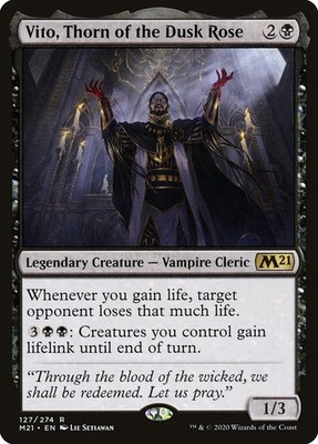 MTG Vito, Thorn of the Dusk Rose - 127 / English / Lightly Played