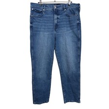 GAP Vintage Slim Jeans Womens 16/33R Blue High Rise Stretch