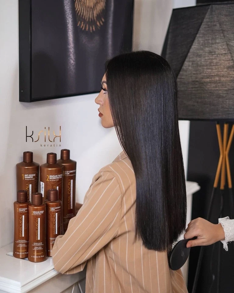 Juego de queratina Cadiveu Brasil Cacau 3x300 ml | Nuevo | Brazilian Blowout Foto 4 de 4