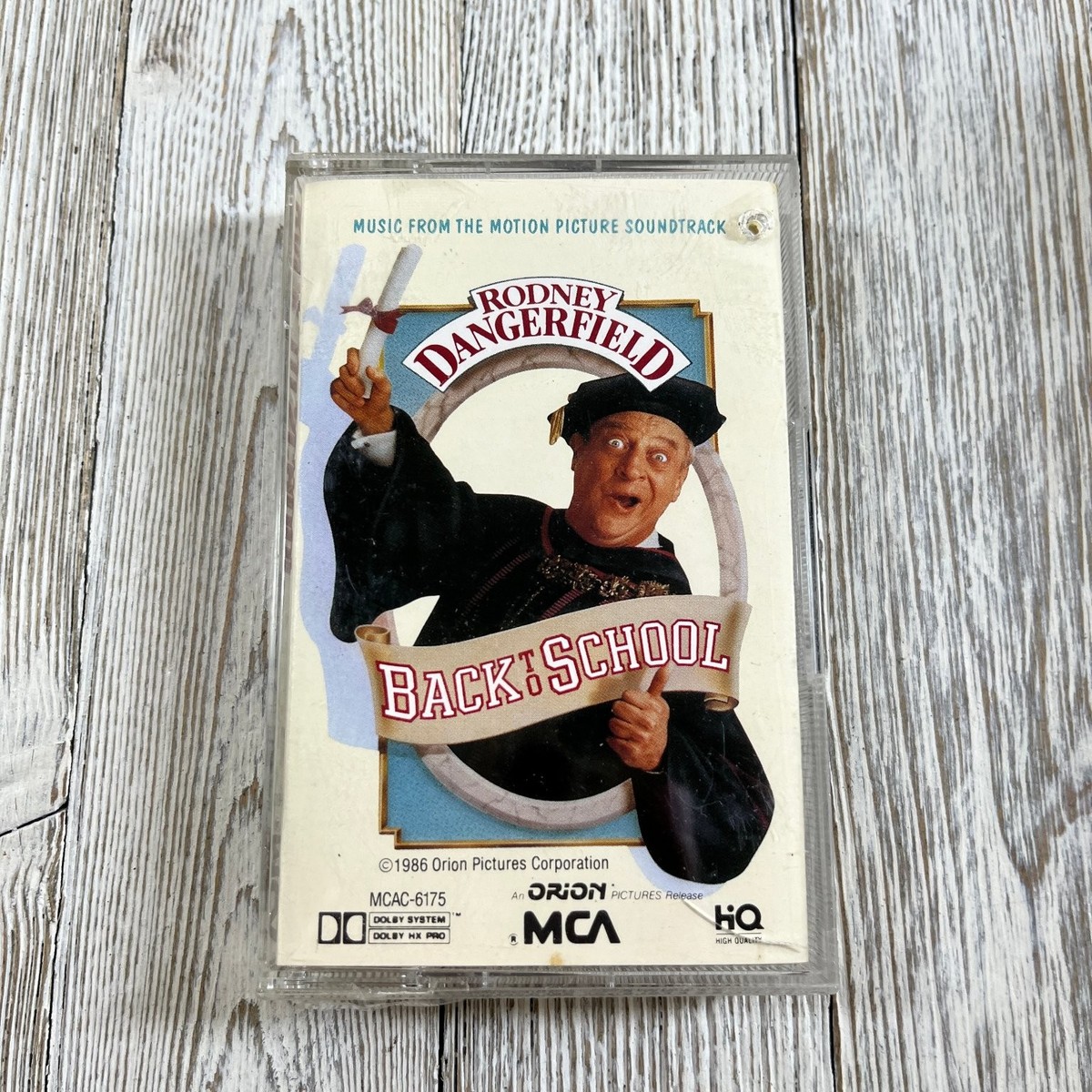Rodney Dangerfield Back To School Soundtrack Cassette 1986 MCA