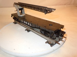Lionel 6511 long ladder black flat car Operator Grade or better
