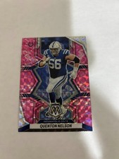 2022 Panini Mosaic - Quenton Nelson #85 Camo Pink Mosaic Prizm