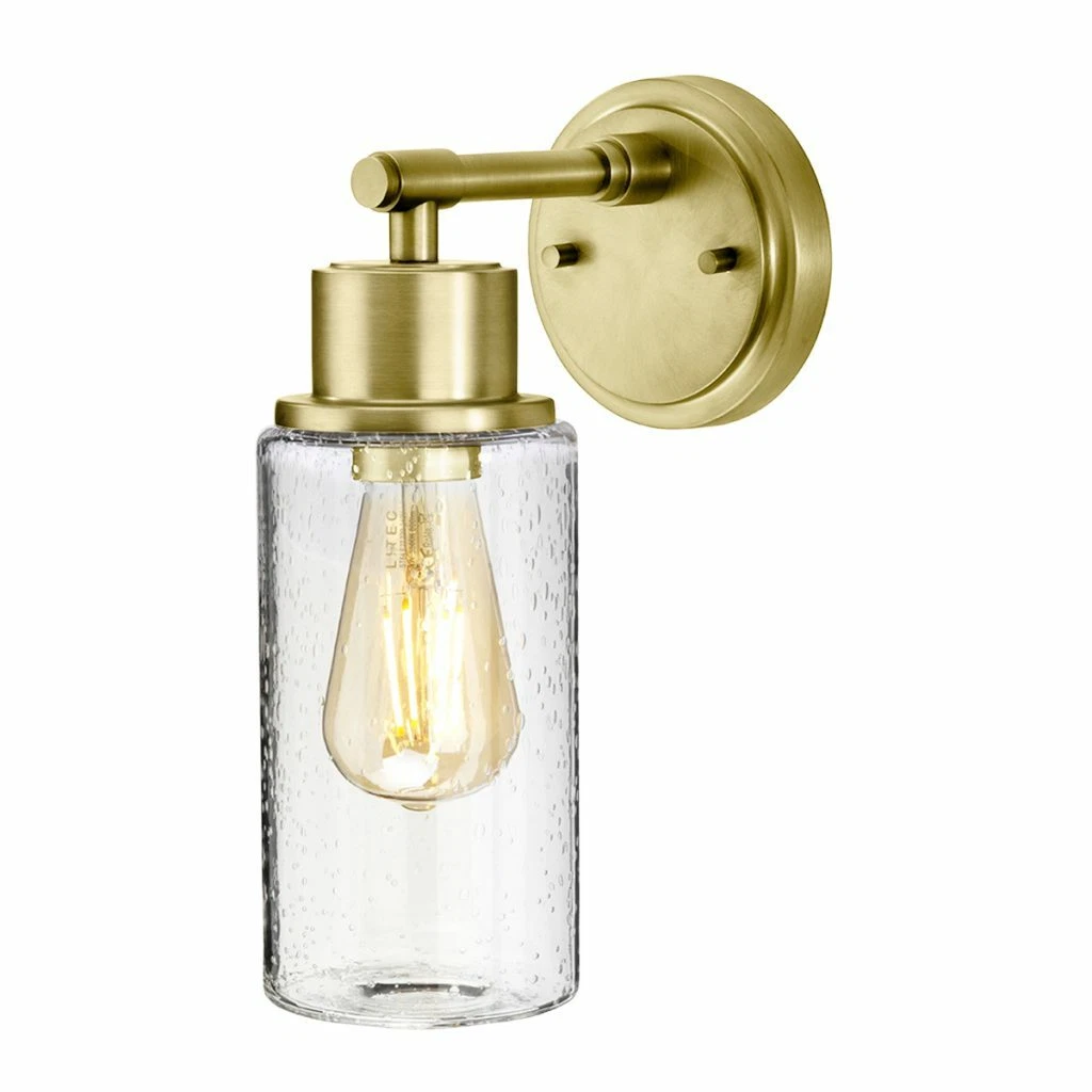 Down facing clearance wall light