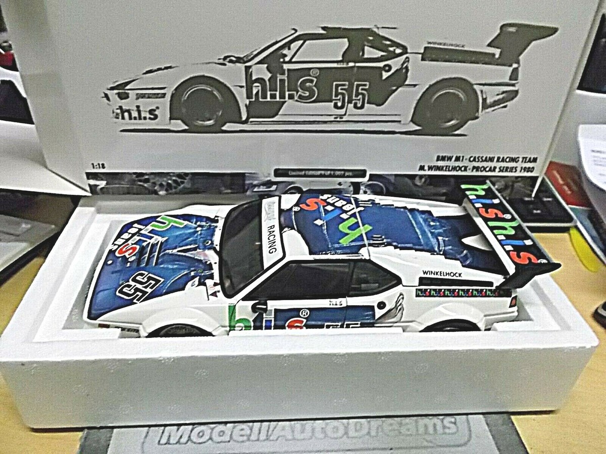 BMW Classic ミニカー トラック BMW M1 E26 Procar 1980 Team Cassani HIS Jeans Winkelhock #55