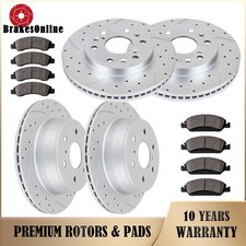 Front & Rear Brake Rotors Pads fit for GMC Yukon Sierra 1500 Cadillac Escalade