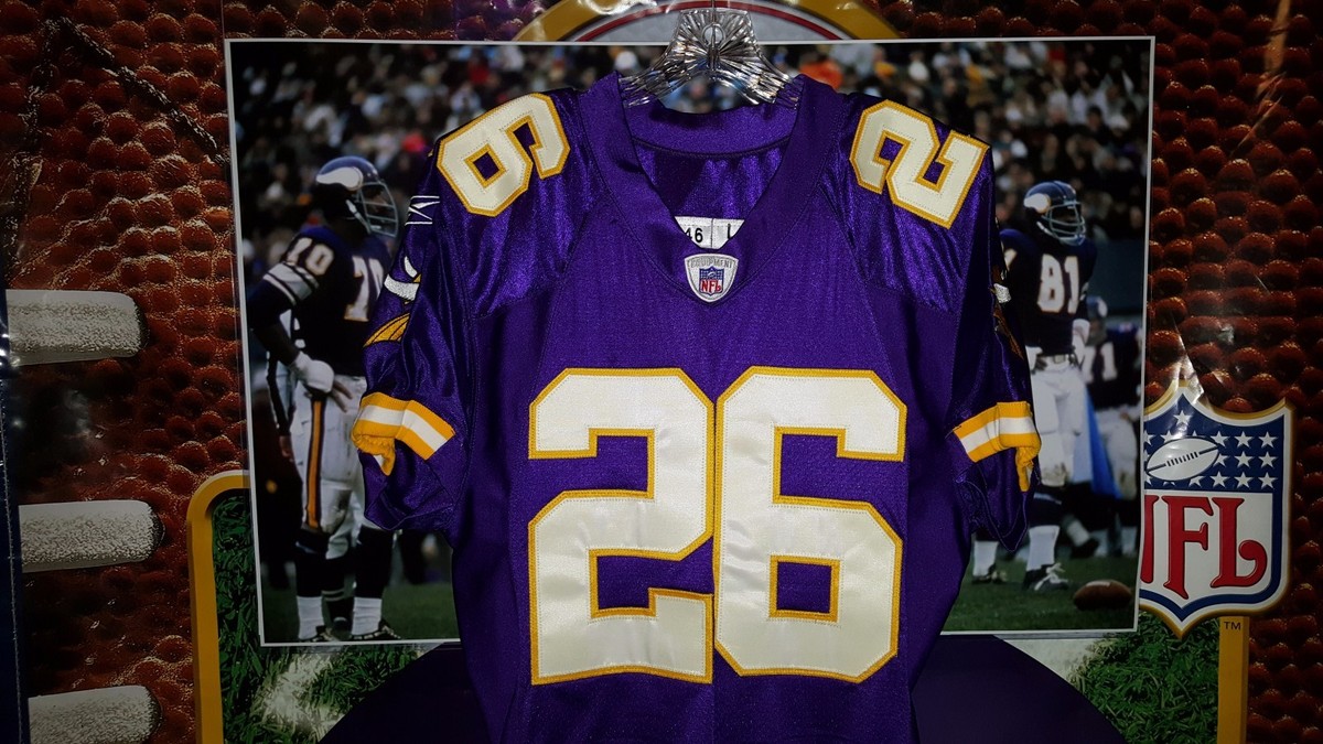 ANTOINE WINFIELD #26 MINNESOTA VIKINGS AUTOGRAHED GAME USED 2004