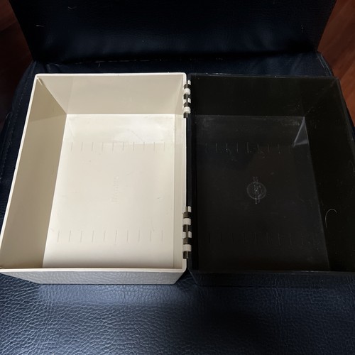 Rare Find! Vintage Floppy Disk Holder 2 Rows Very Early Model No 13-6270 RD62402 - Zdjęcie 10 z 12