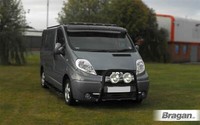 Dach Leiste A+ LED Passend FüR Vauxhall Opel Vivaro 2002 - 2014 Low Edelstahl -