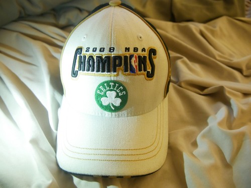 2008 BOSTON CELTICS NBA Champions Hat Basketball official Adjustable Adidas - Picture 4 of 13