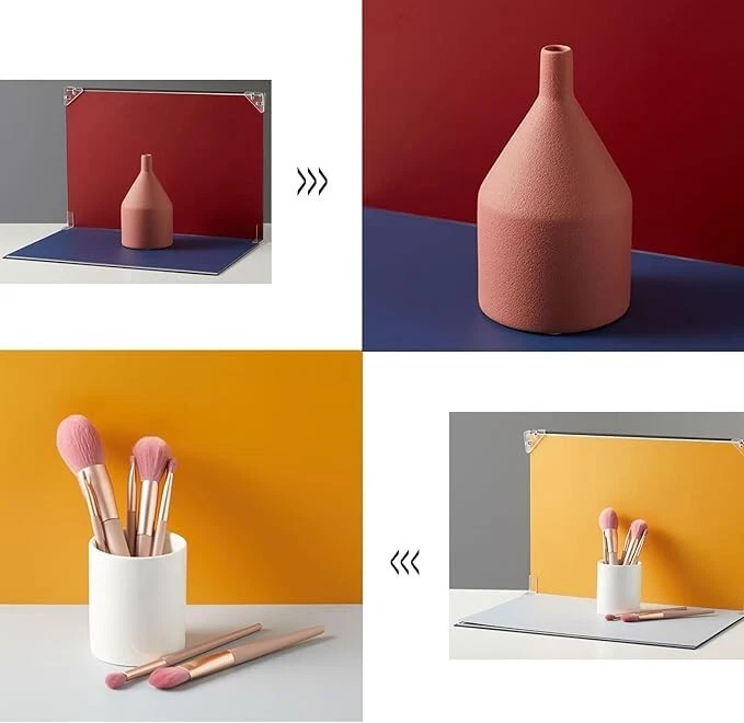 Juego de fondo de fotos de mesa - 16 patrones para comida, maquillaje y artículos pequeños Foto 2 de 4