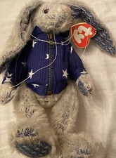 WASHINGTON STAR JACKET LAND OF THE FREE ATTIC STUFFED PLUSH RABBIT TY NWT #BB8!