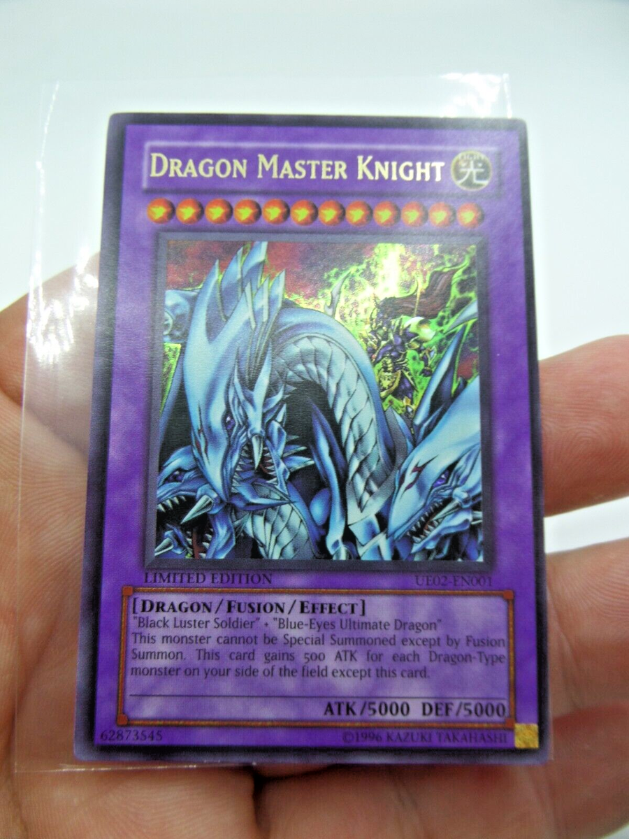 Yugioh Dragon Master Knight Limited Edition UE02-EN001 Ultimate Card NOT GRADED Yugioh Dragon Master Knight Limited Edition UE02-EN001 Ultimate Card NOT GRADED