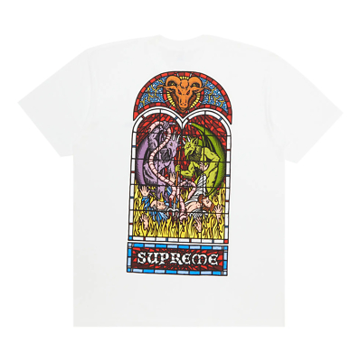 Supreme Worship Tee - Size Large - White - NEW - Sean Cliver | eBay
