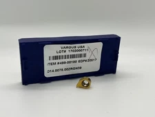 VARGUS Carbide Inserts - D14.0078.00ZRGN39 - Qty. 3 - NEW