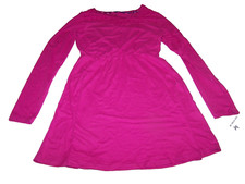 NWT One Step Up Girls Dress Size L(14-16) Long Sleeve Fuchsia Crochet