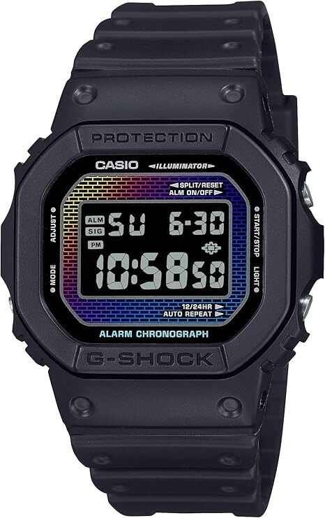新品 G-SHOCKRainbowBrickWall DW-5600RW-1JF CASIO DW-5600RW-1JF G-SHOCK Rainbow Brick Wall Series