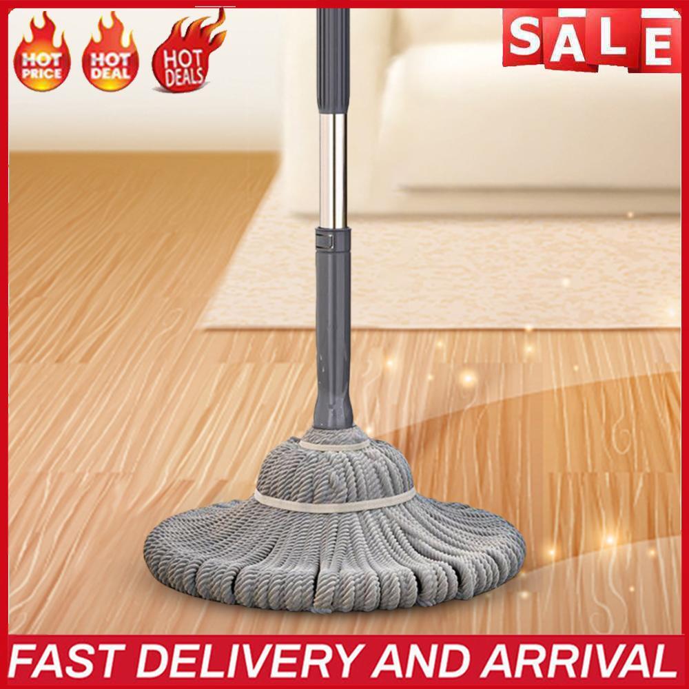 360 Rotating Heavy Duty Floor Mop Spinning Wet Dry Dual Use for All