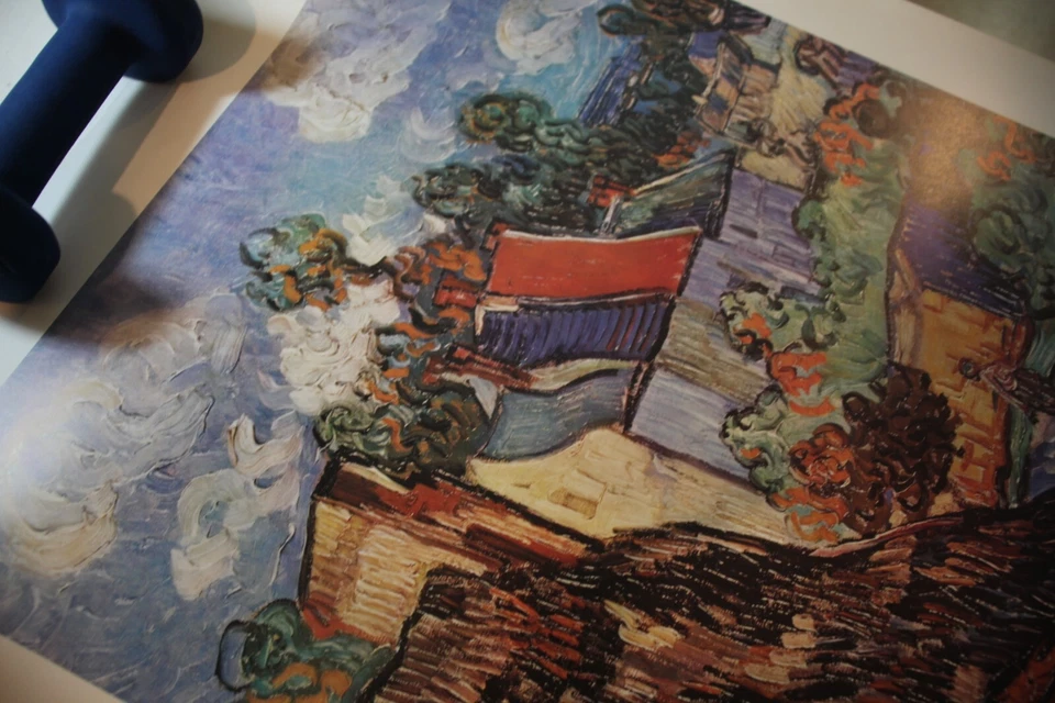 Houses at Auvers 1890 Vincent Van Gogh Art Print Poster 28 x 22 ready to frame - Image 4 of 4