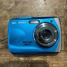 Bell  Howell Splash WP7 Waterproof Digital Camera Blue Teal RARE Color