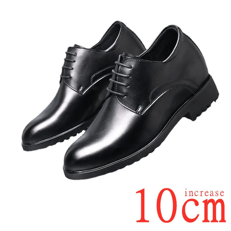 SAOLA Aumentare scarpe uomo ascensore invisibile 10 cm formali pelle business scarpe matrimonio