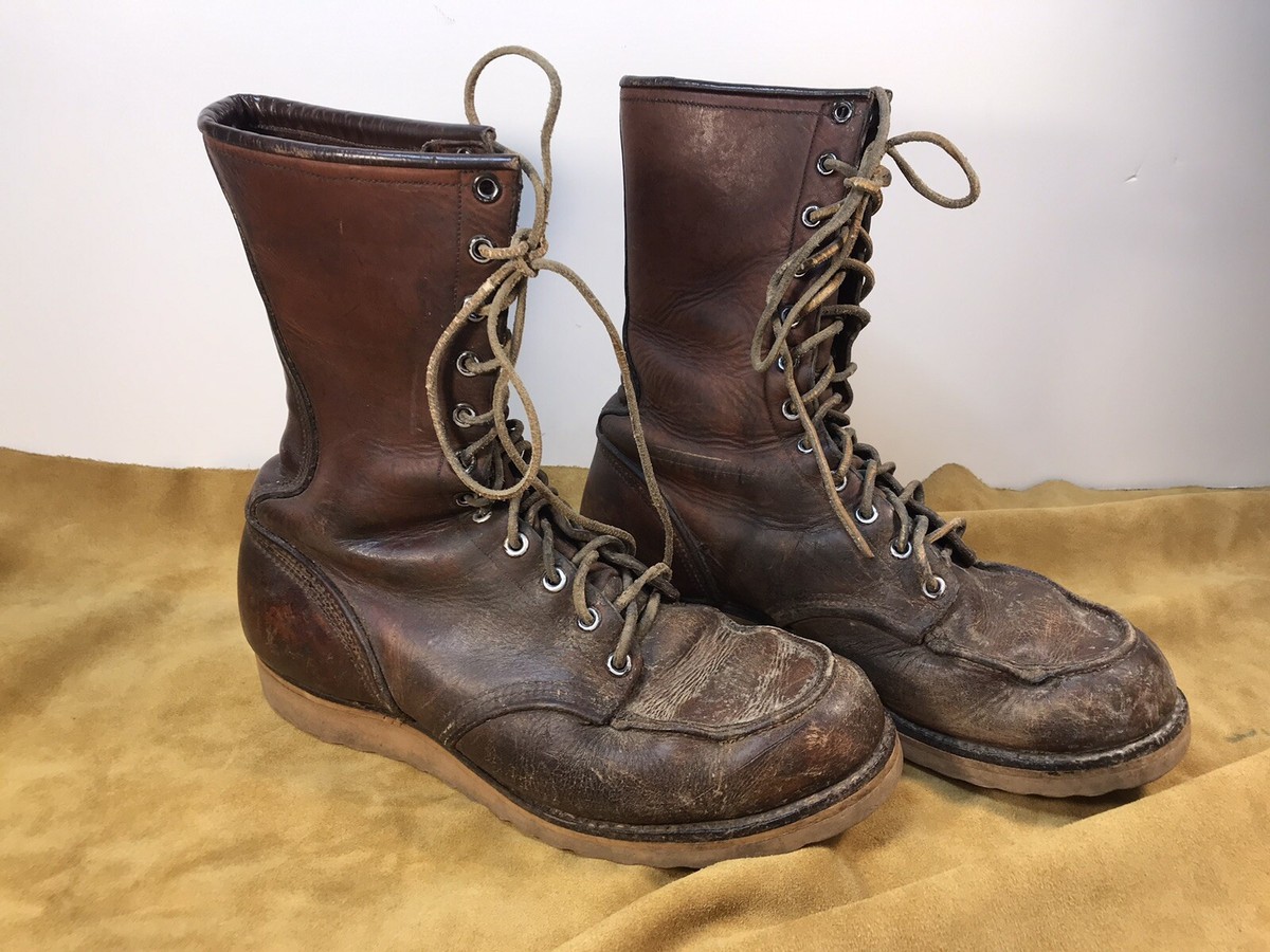 Vtg Early Production Red Wing Irish Setter 877 Sport Hunting Boots