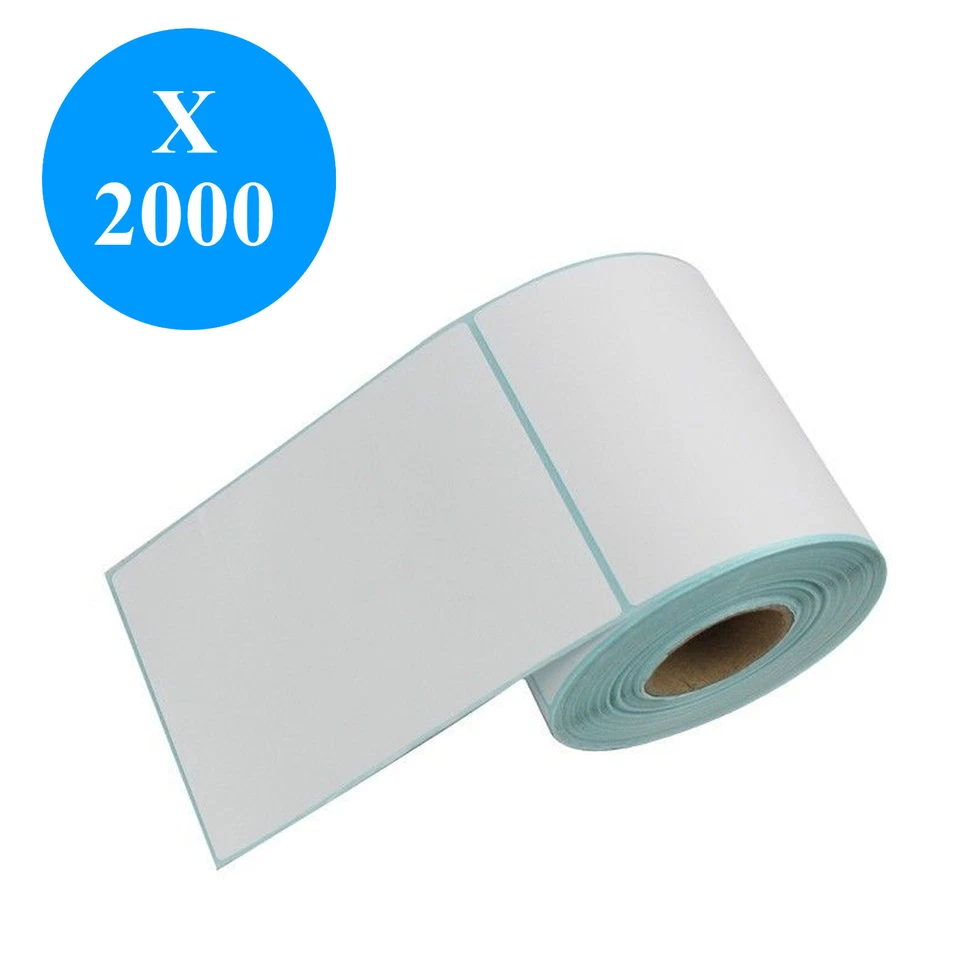 2000 Etichette Termiche Adesive DynaSun 102x152mm x Stampanti Zebra Citizen TSC