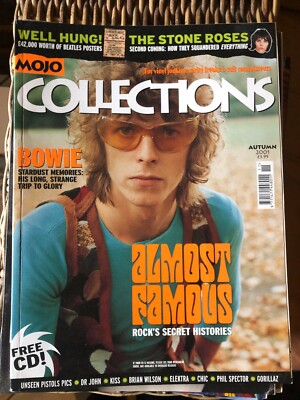 DAVID BOWIE MOJO COLLECTIONS Magazin UK # 4 HERBST 2001 Stone Roses KISS
