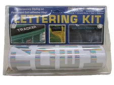 NOS! CHROMA GRAPHICS LETTERING KIT, OVER 100 CHARACTERS, STROBE SHADE STYLING