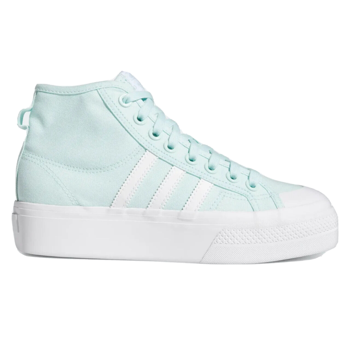 奈ぁバズ adidas Nizza Platform Mid Halo Mint Sneakers Women's Size 8.5