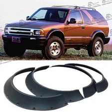 4* 4.5" Fender Flares Flexible Wheel Arche For Chevrolet Blazer 95-05 S10 94-03