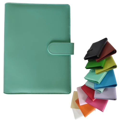 Budget-Planer, A5 Ringbuch , PU Leder Budgetplaner, 6 Ringe, Notizbuch, Notebook