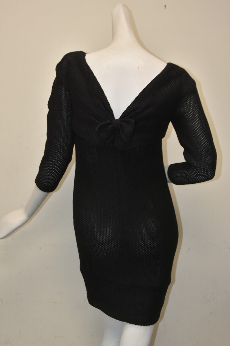 Shani Cut Out Knit Dress Black, Pretty Lavish