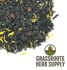 Apricot Fruit Herbal Tea Blend | Loose Leaf Tea with Black Tea & Apricot Pieces