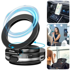 360° Rotation Car Phone Holder Electric Vacuum Magnetic Suction Car Phone Mount