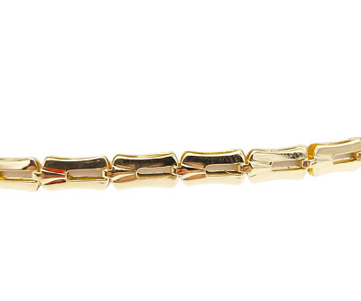 Pulsera De Mujer Hecha En Oro Amarillo De 18 Kt. Cierre De Mosquetón. Nuevo