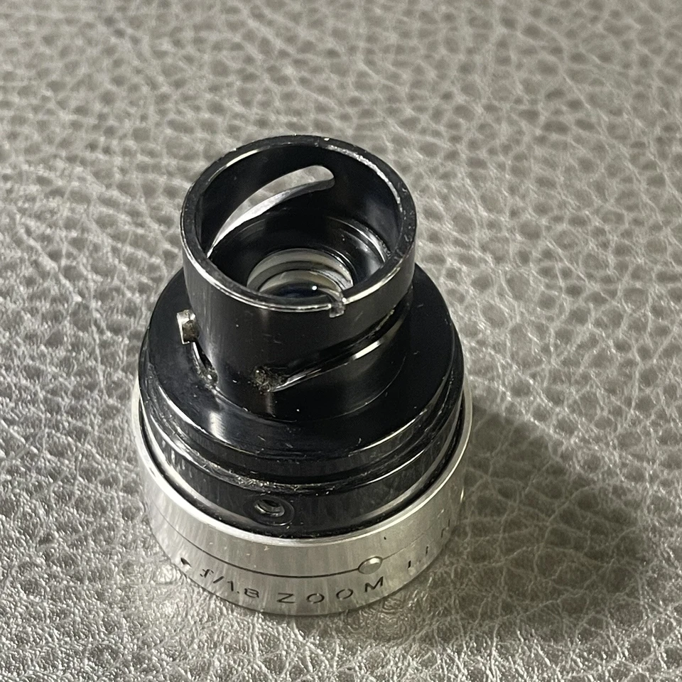 Lente de cámara vintage Bell & Howell f/1,8 lente zoom hecha en EE. UU. Foto 3 de 4